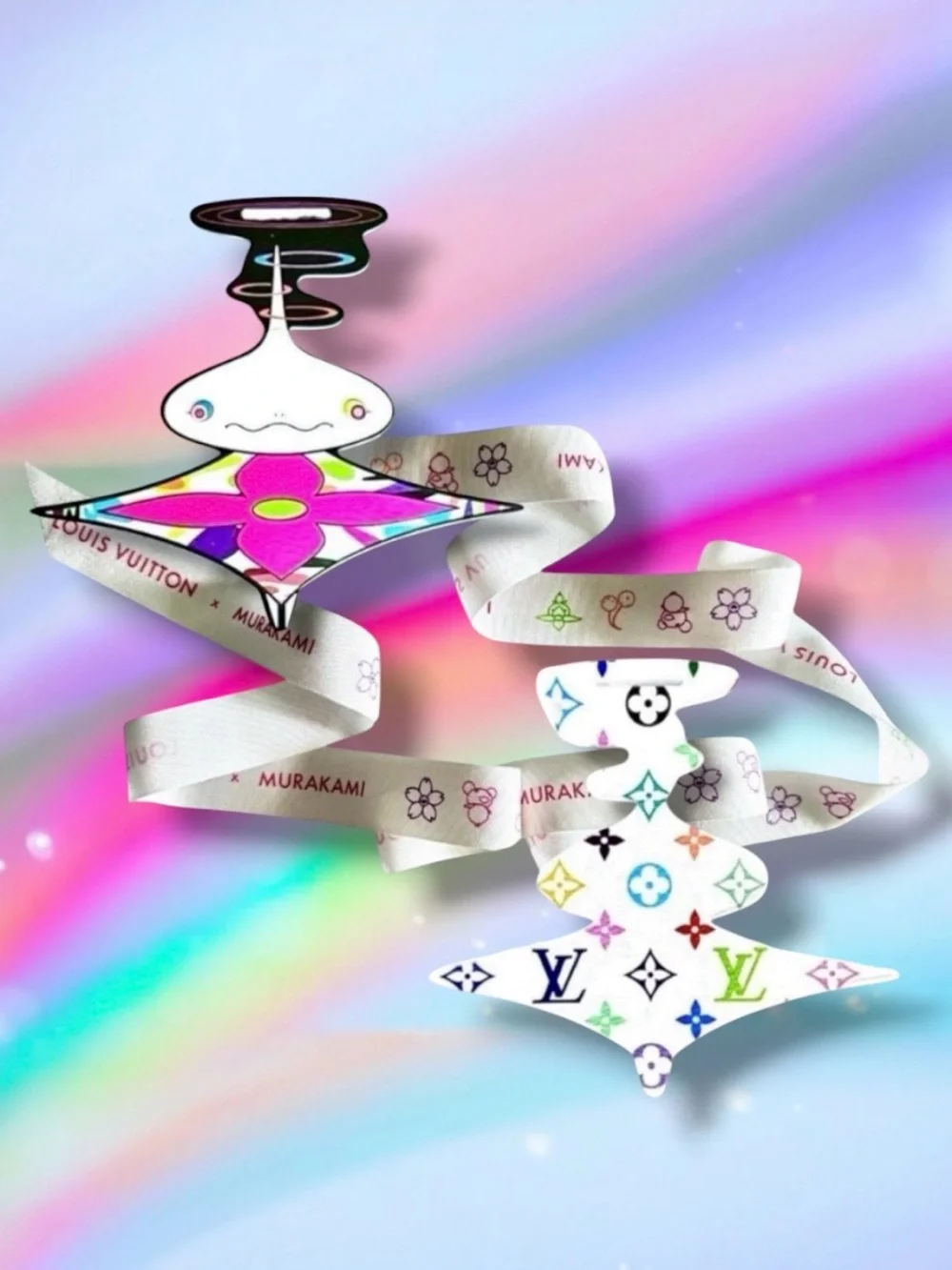 🆕💞LVxTM 20th Anniversary Commemorative Gift Tag SUPERFLAT